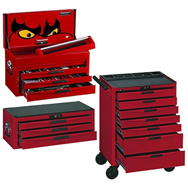 140 Piece Service Tool Kit w/ 8 Series Middle Box and Roll